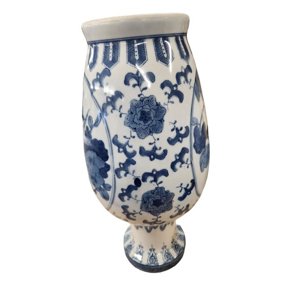 Asian Decor Chinoiserie Tall Floor Vase and Oriental Pheasant Motifs - Picture 6 of 11